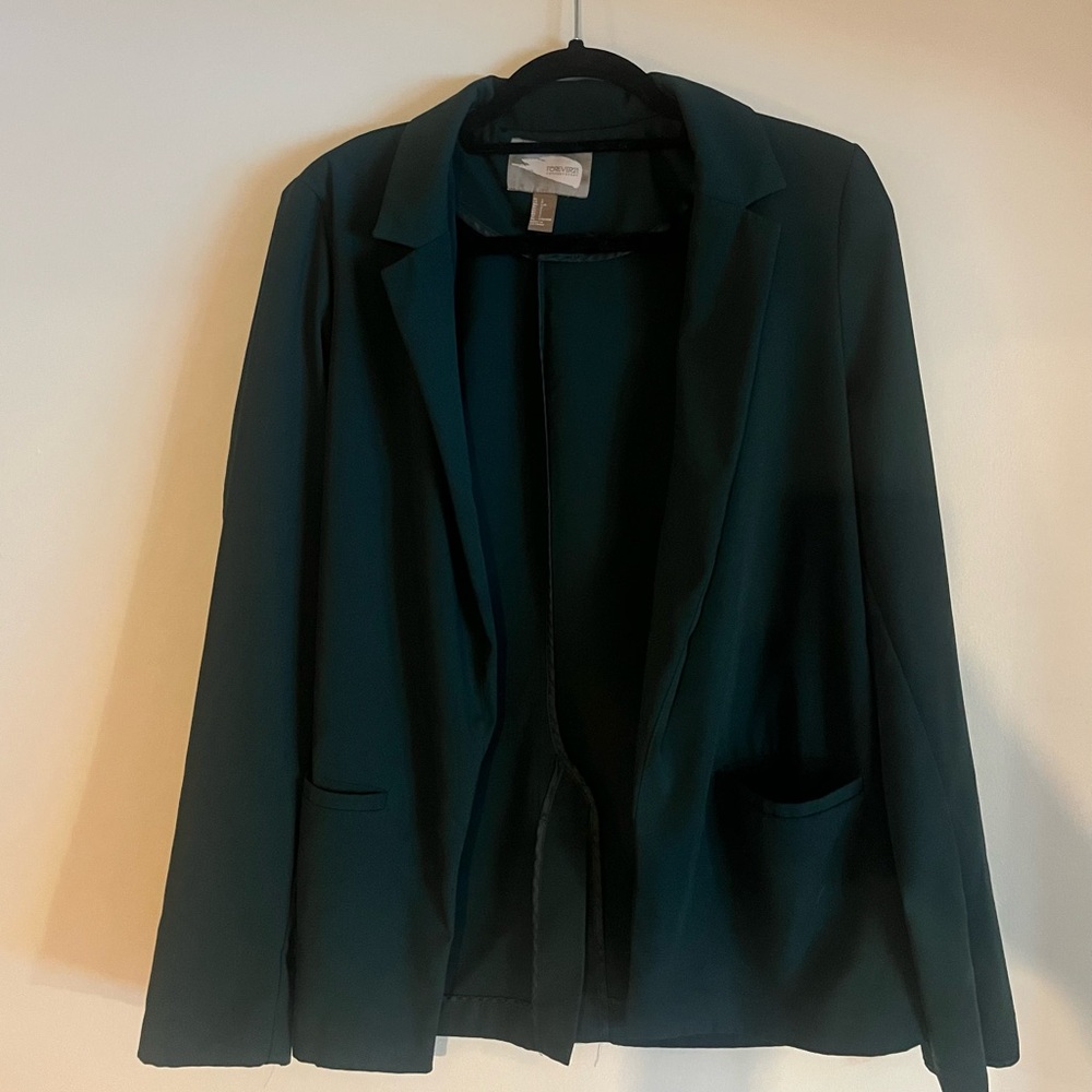 Women's Forever 21 Green Blazer